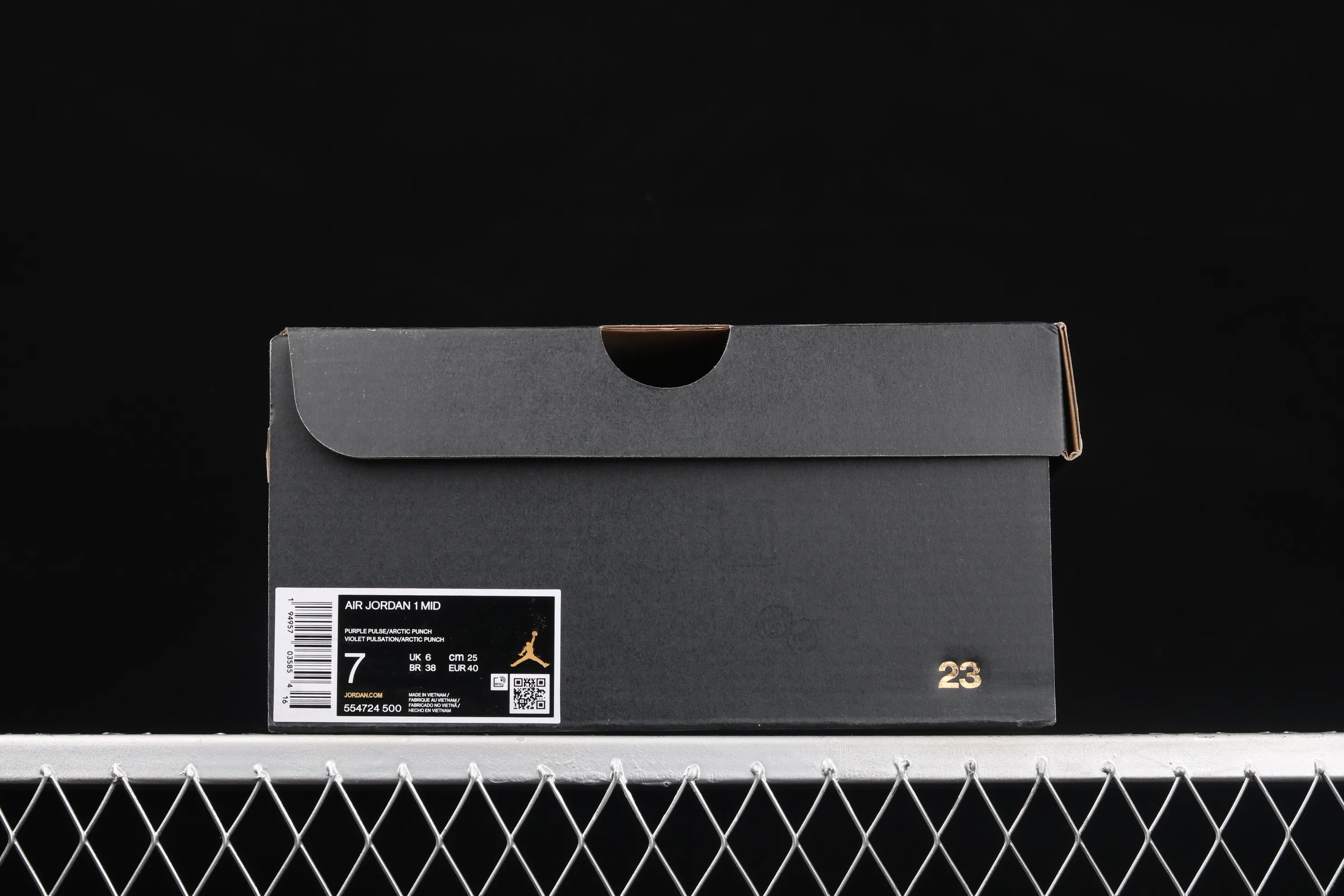 All categories Air Jordan Jordan series basketball shoes Air Jordan 1 Mid G version pure original Air Jordan 1 Mid SE AJ1 Joe 1 Violet 554724-500
